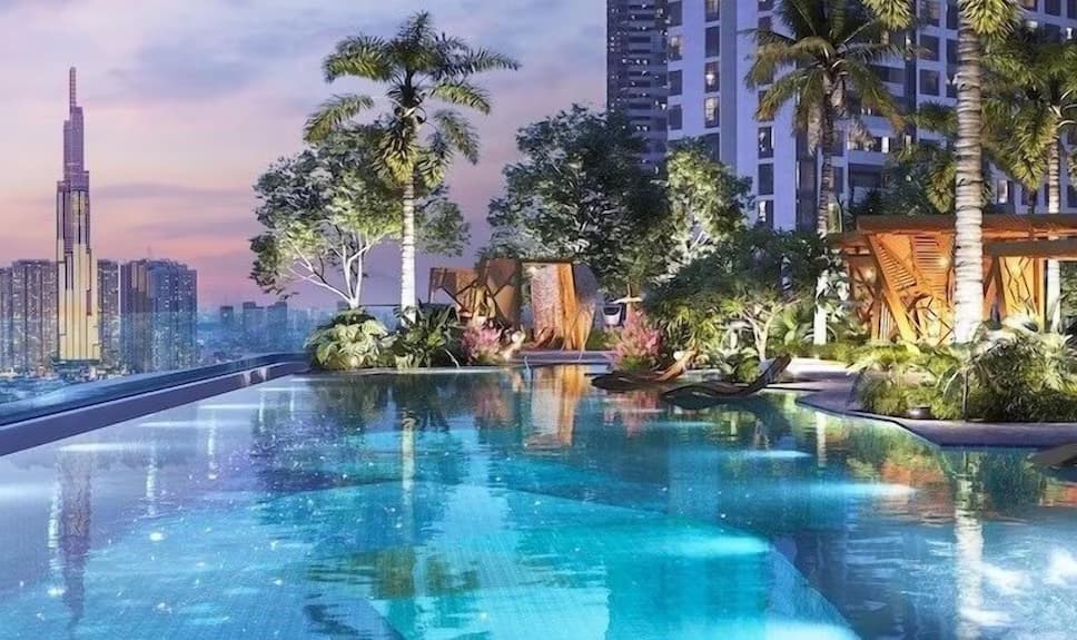 Rooftop pool
